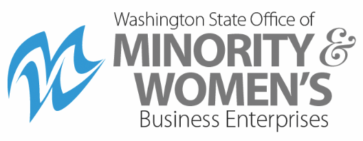 Logo for Washington State Office of Minority & Women's Business Enterprises